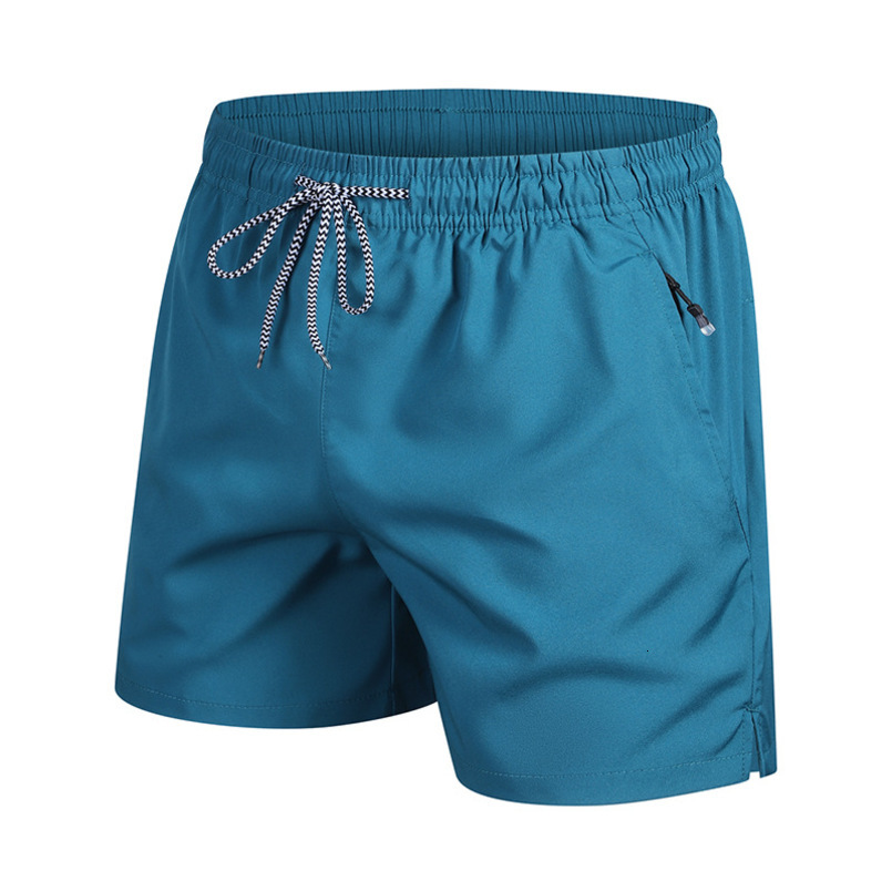 2026 cross-border European size sports men's thin three-quarter beach running training basketball shorts, factory supply
