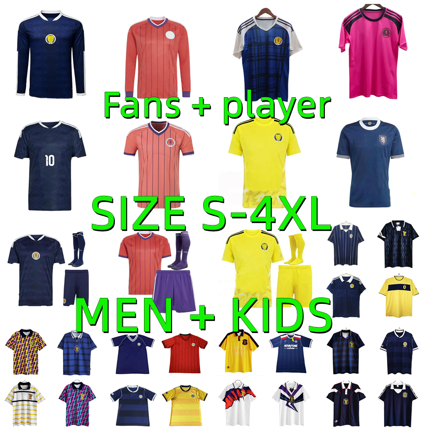 26 27 Scotland Soccer Jerseys 2026 2027 ROBERTSON McTominay SHANKLAND MCGREGOR Retro 82 86 88 90 92 93 94 96 98 00 02 04 12 14 16 player version Football Shirt Men kids kit
