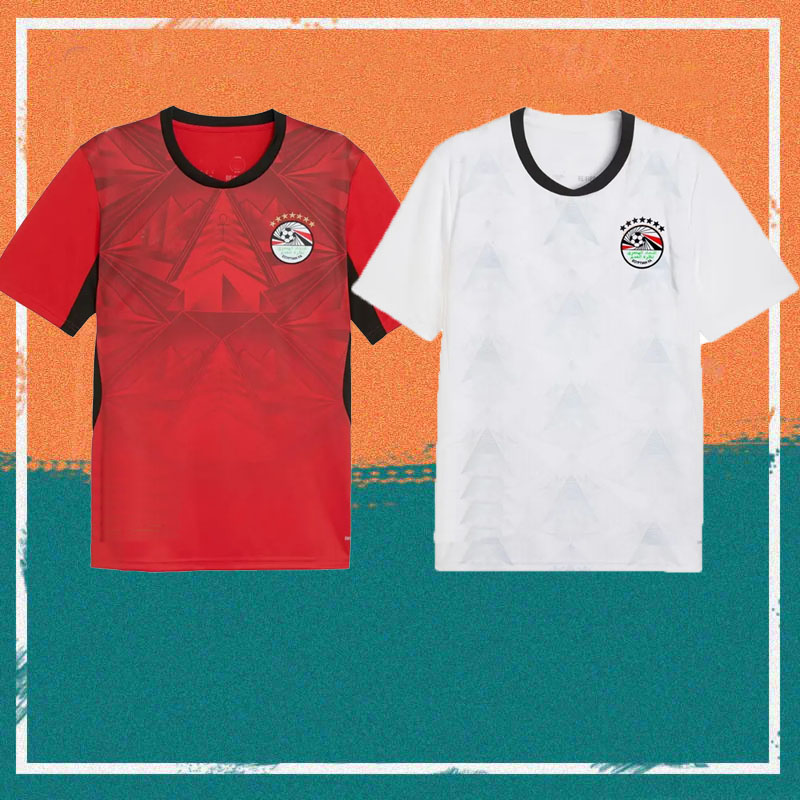 2026 M.SALAH Egypt Soccer jerseys 26/27 MARMOUSH M.TREZEGUET IBRAHIM M.ATEYA soccer shirts N.MAHER ZALAKA A.KOUKA national team Kids Kit Football Uniform