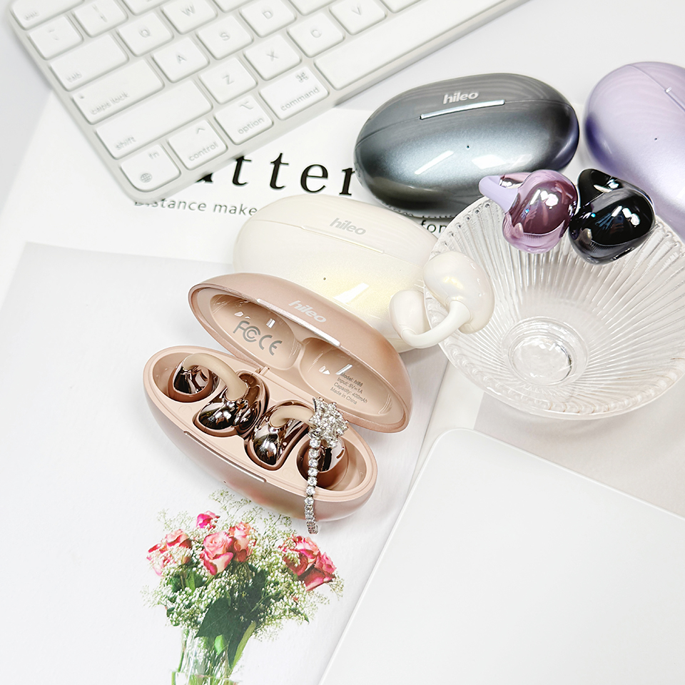 Hi86 V6.0 Wireless Earbuds Ear Clip Headphones RTL8753EFE ENC Noise Canceling Sports Earphones for iPhone 17 16 15 Pro Max Samsung