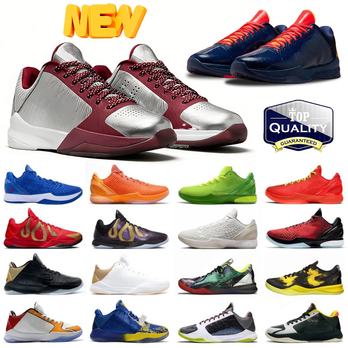 2026 Black Mamba 5 6 8 Protro Basketball Shoes Lower Merion Aces Away Caitlin Clark Indiana Fever Total Orange Dodgers Men Women outdoor sports trainers Sneakers