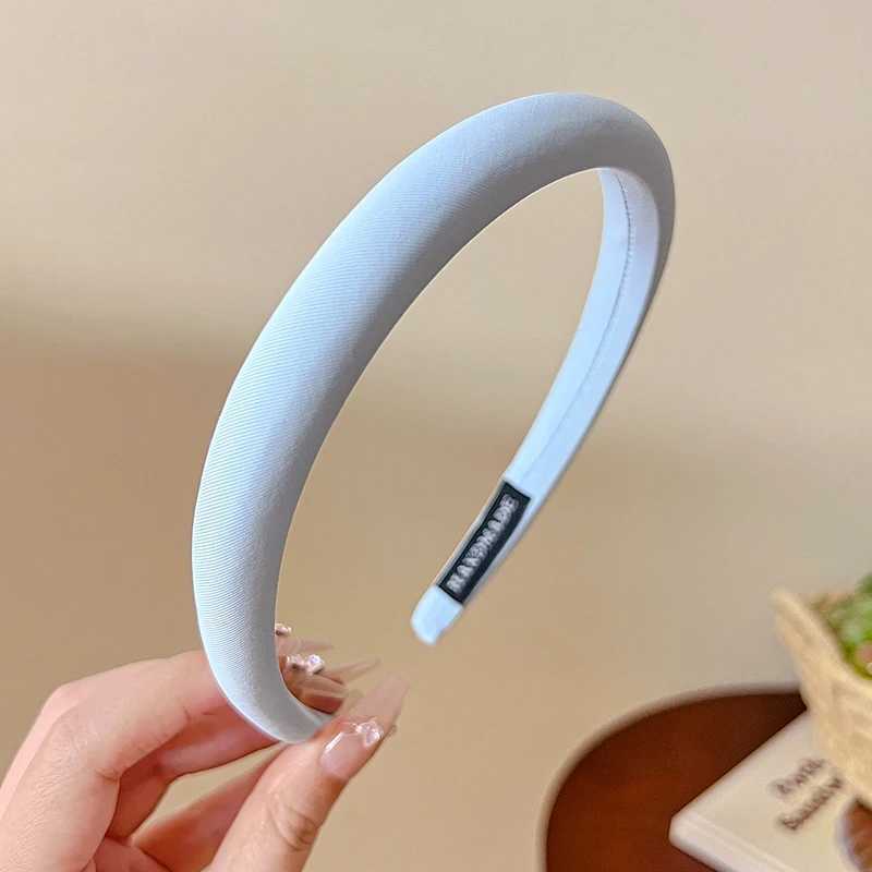 Macaron Color Sponge Headband for Women Narrow Edge Face Wash Hair Band Fashion Girl Simple Hair Hoop D260326