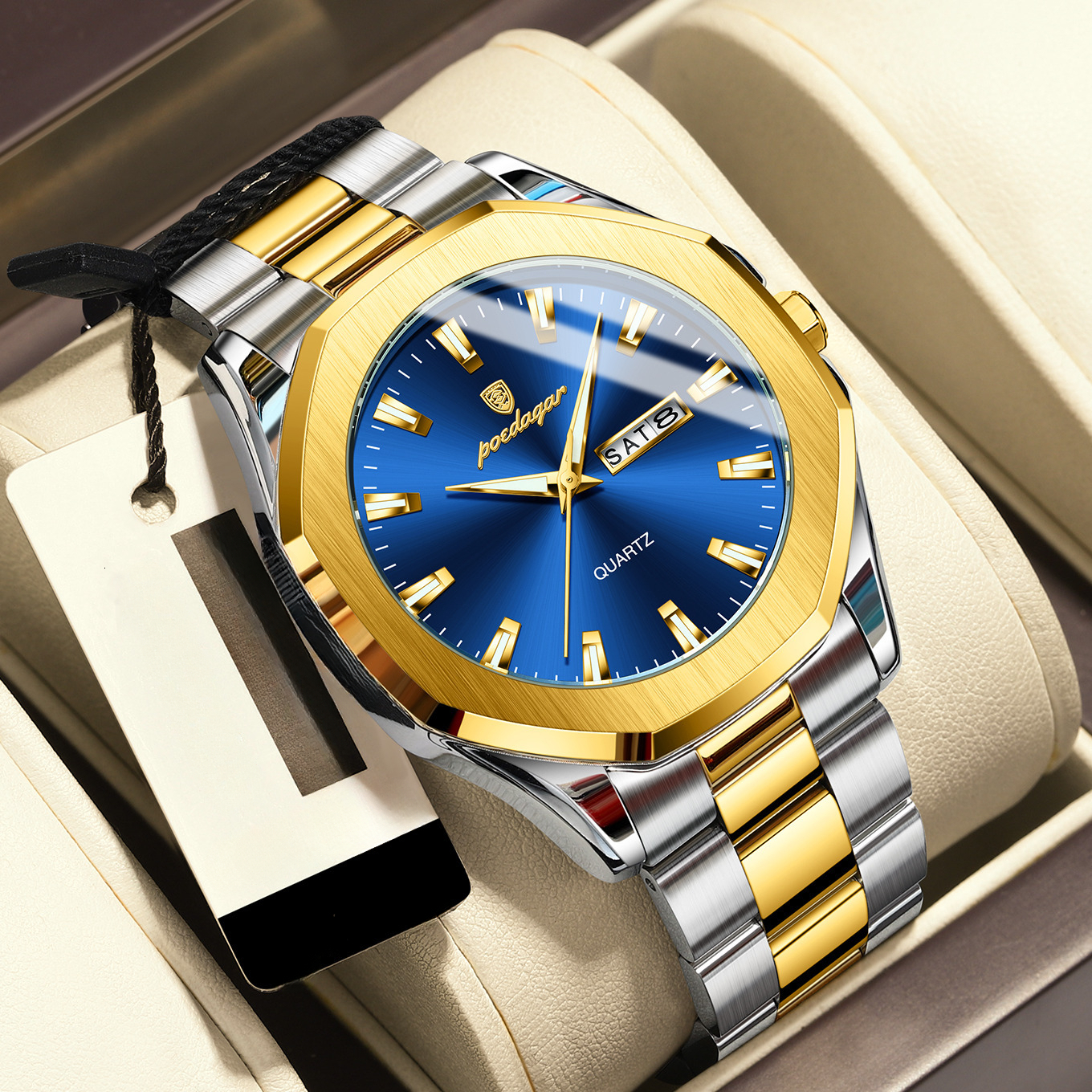 Swiss Brand Fashionable New Men's Waterproof Business Quartz Wristwatch Designer Watch Fashionable And Luxurious Casual Watch