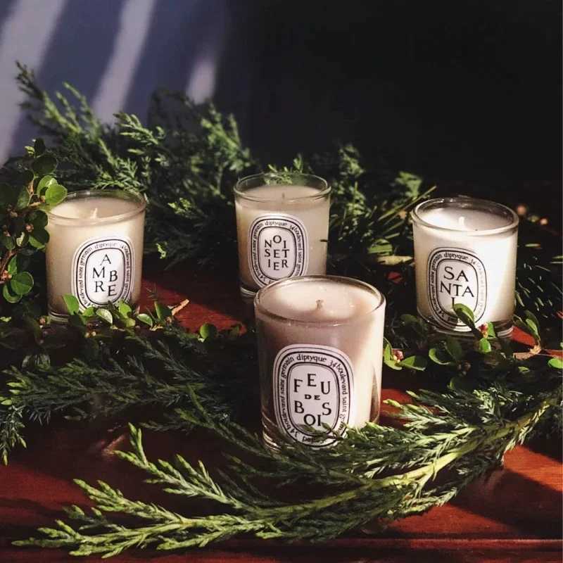 Classic Aromatherapy Candle Baies Natural Plant Essential Oil Scented Candle Figuier Fragrance Decoration Christmas Home Gift H260326