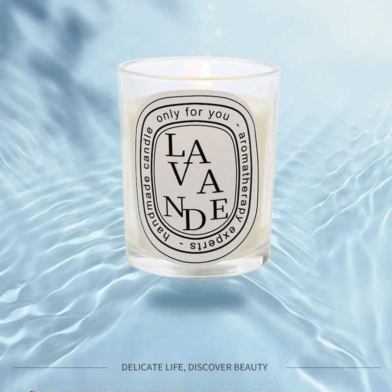 100g Transparent Essential Oil Freesia Aromatherapy Candle Soy Coconut Wax Verbena Festival Gift Home Decoration Fragrance H260326