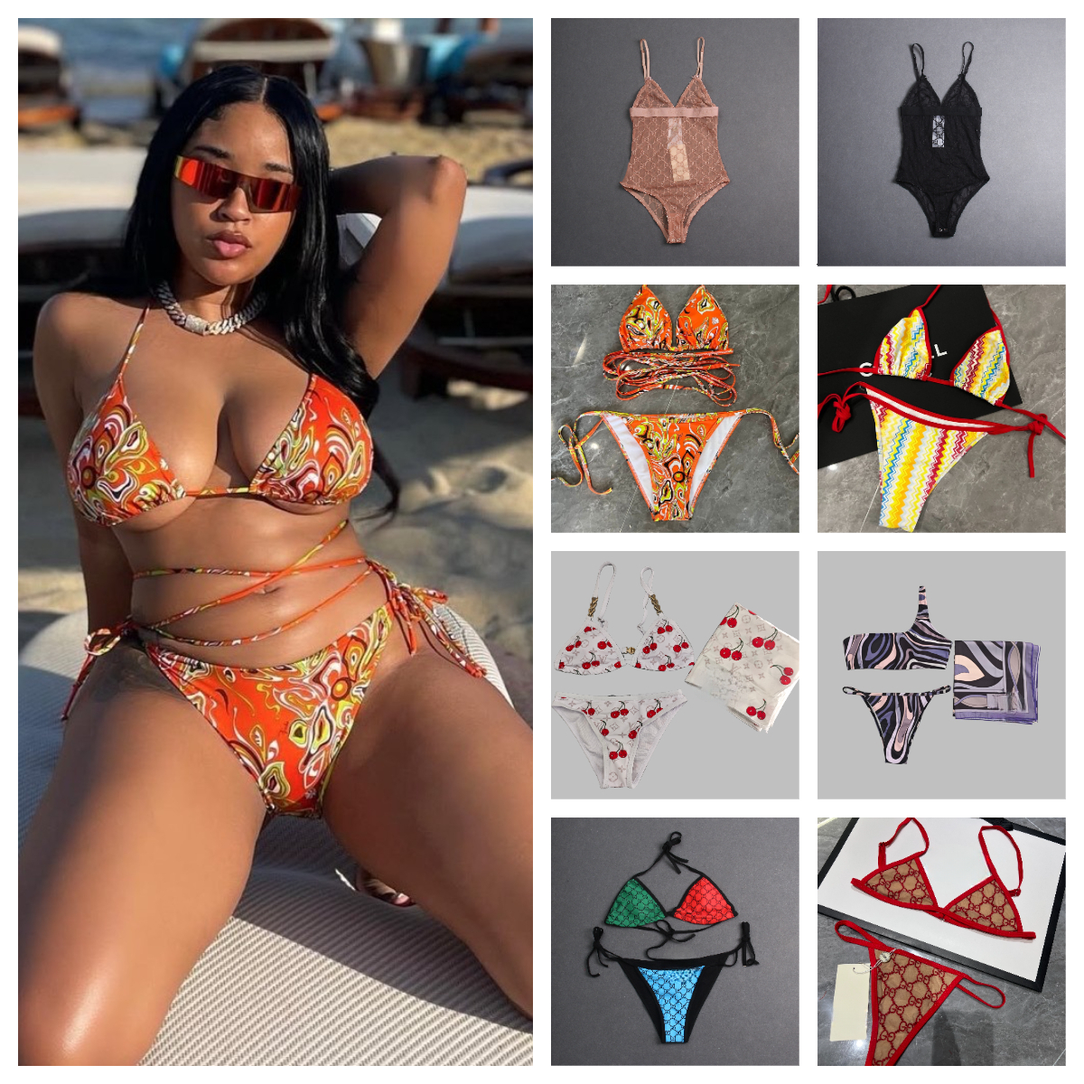 Designer Bikinis Designer Swim Suit Bathing Suits Designer Woman Two-piece Bikini with Letter Swimsuits Swimwear Beach womens Bathing Suits Three-point Swimwear