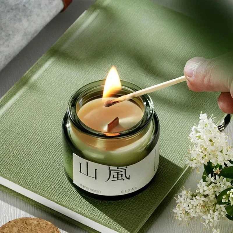 Aromatherapy Candles Indoor Bedroom Fragrance Home Long Lasting Light Fragrance Helps Sleep Purifying Air Birthday Gift H260326