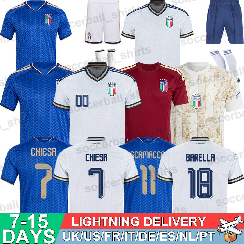 Italy Jerseys Football Soccer Jerseys World Cup 2026 Retro Football Shirts Tops Kits Men Kids Women Fans Player 3XL 4XL