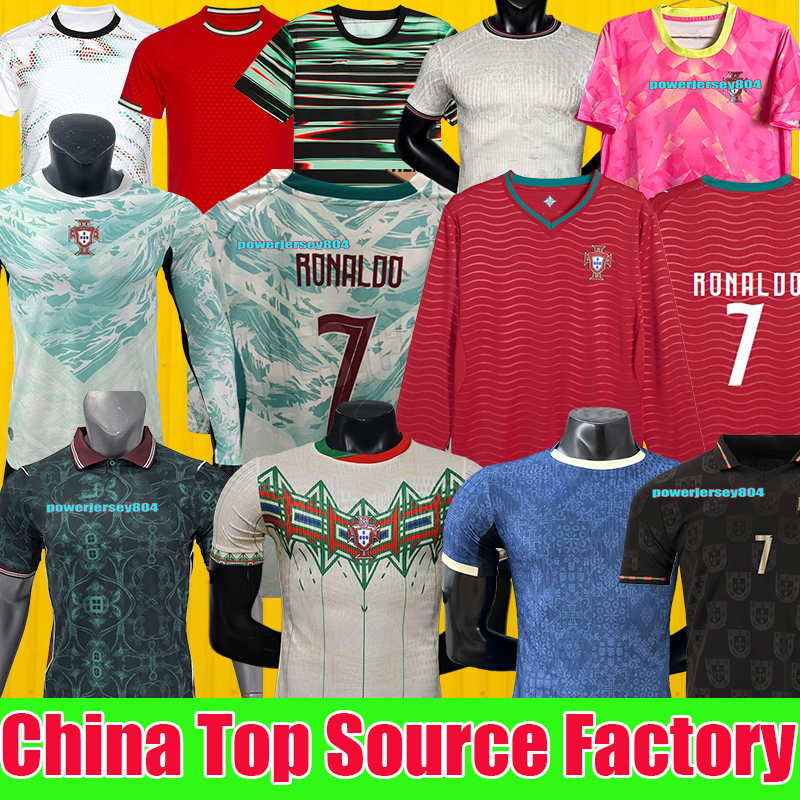 Portugal 2026 world cup RONALDO soccer jerseys Portuguese Bruno FERNANDES R. LEAO Portuguesa kit 2025 2026 Joao Felix Football shirt BERNARDO Men Women Kids Kit home