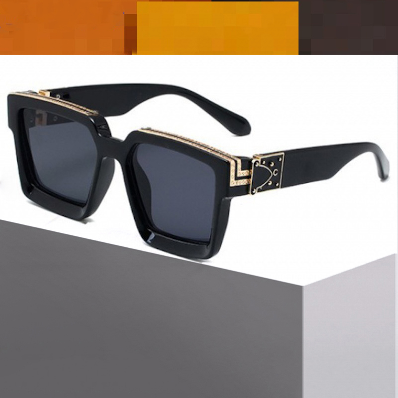 Millionaire Square Sunglasses Men Vintage Luxury Brand Designer Trendy Glasses Women Retro Black Shades Famous Oversized Steampunk IVSTA Fashion Acces