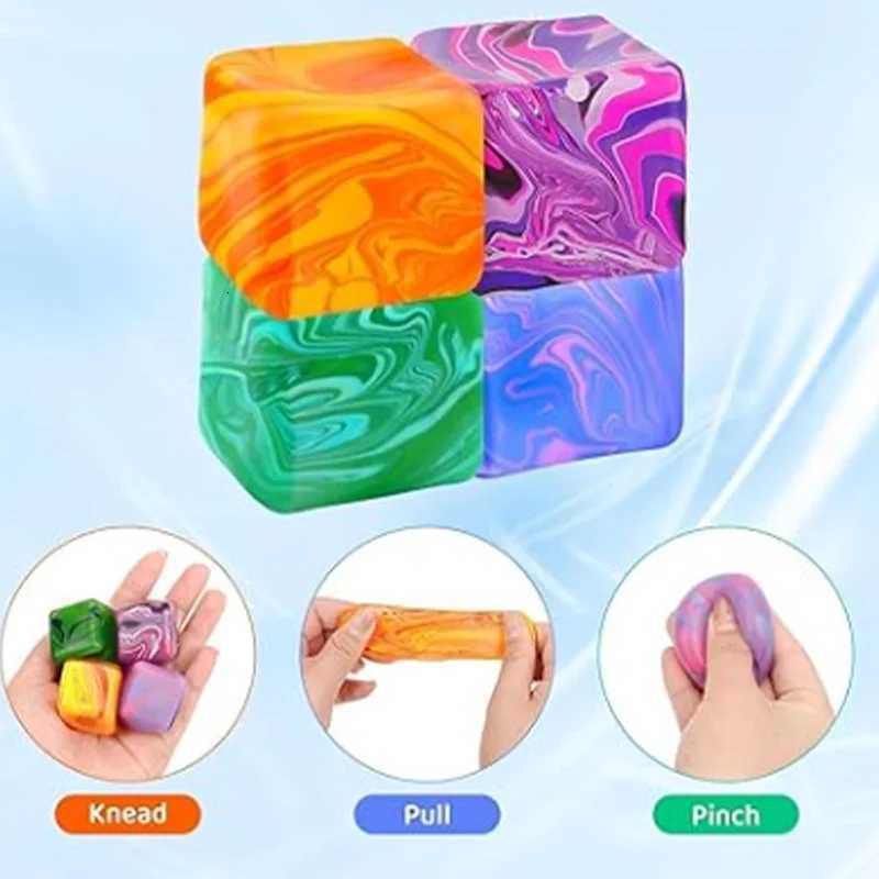 Needoh Ripple Ice Cube Maltose Decompression Toy Ice Cube Fidget Toys Squeeze Toy Anti-stress Sensory Toy Pinch For Kids Adults Z260326 - view 5