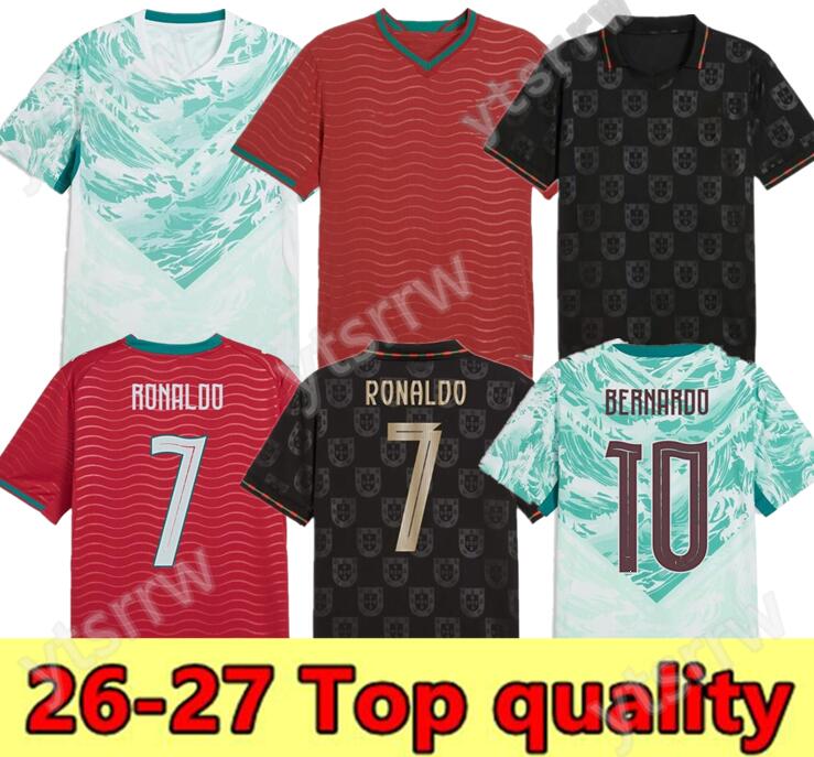25/26 Portugal soccer Jerseys Portuguesa RoNalDo Jerseys JOAO FELIX BERNARDO B. FERNANDES PEPE 2024 2025 2026 Portugal football shirt Team Men Kids kit