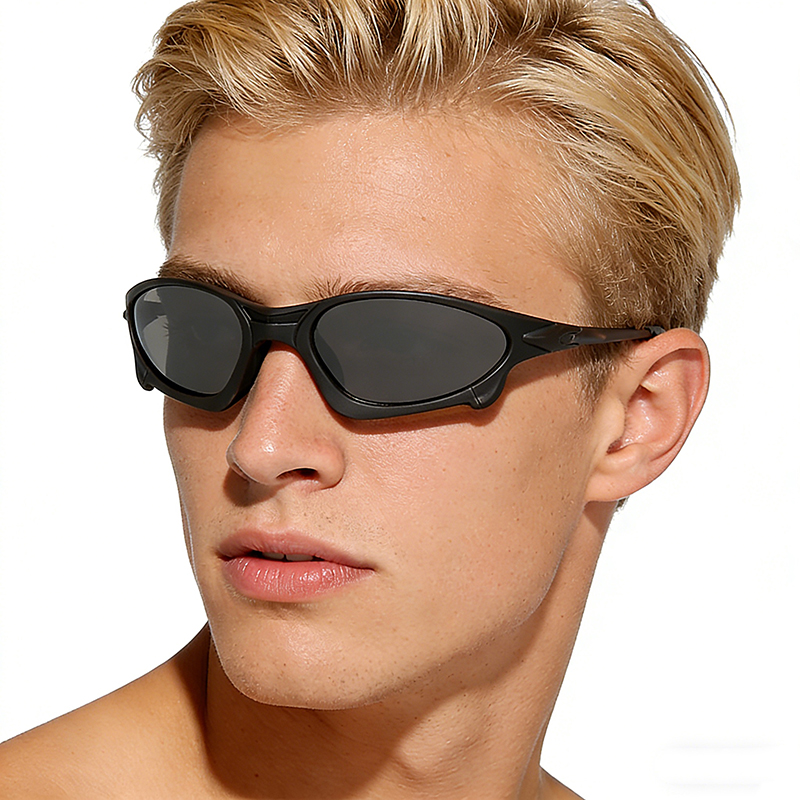 Men Polarized Sunglasses Cycling Outdoor Sports Sun Glasses Fishing Running Shades Driving lightweight hiking Summer Beach y2k futuristic CB Fashion A