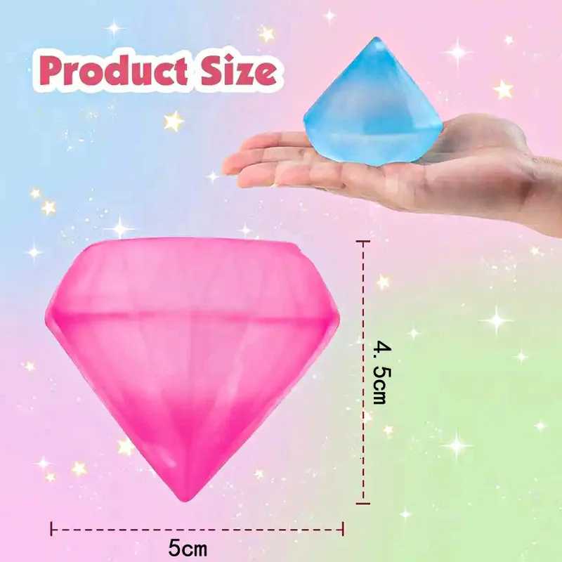 Glittering Diamond Needoh Ice Cubes Stress Vent Ball Slow Rebound Squeeze Toys Stress Relief Kids Adults Antistress Squishy Toy Z260326