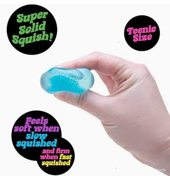Schylling NeeDoh Nice Cube Sensory Squeeze Toy with Super Solid Squish Stress Relief Anxie Sensory Tool - 225 Cube Z260326