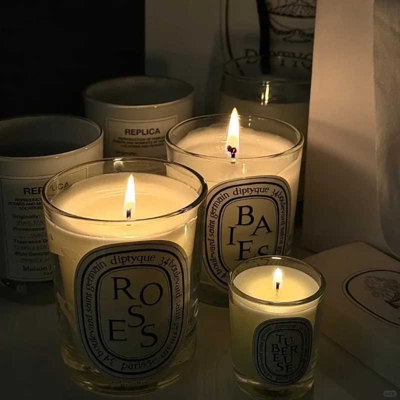 Classic Aromatherapy Candle Baies Natural Plant Essential Oil Scented Candle Figuier Fragrance Decoration Christmas Home Gift H260326