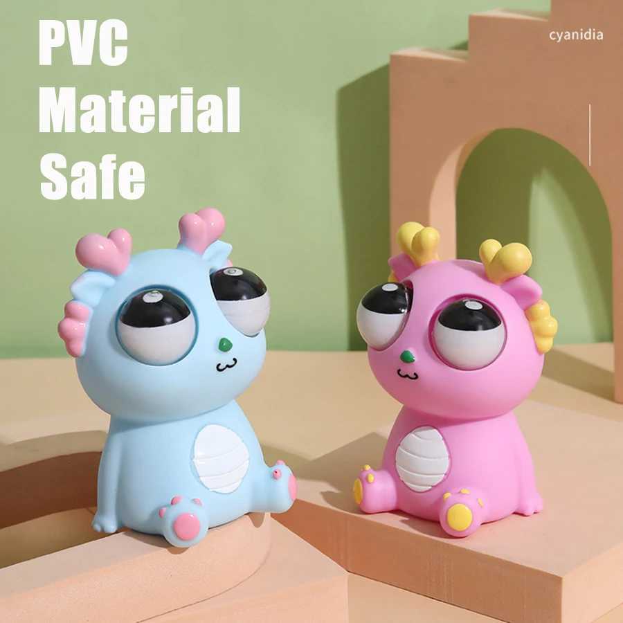 Squeeze The Head Pop The Eyes Weird Satisfying Dragon Fidget ToyPop-Out Eye Dragon Squeeze Toy Stress Reliever H260326