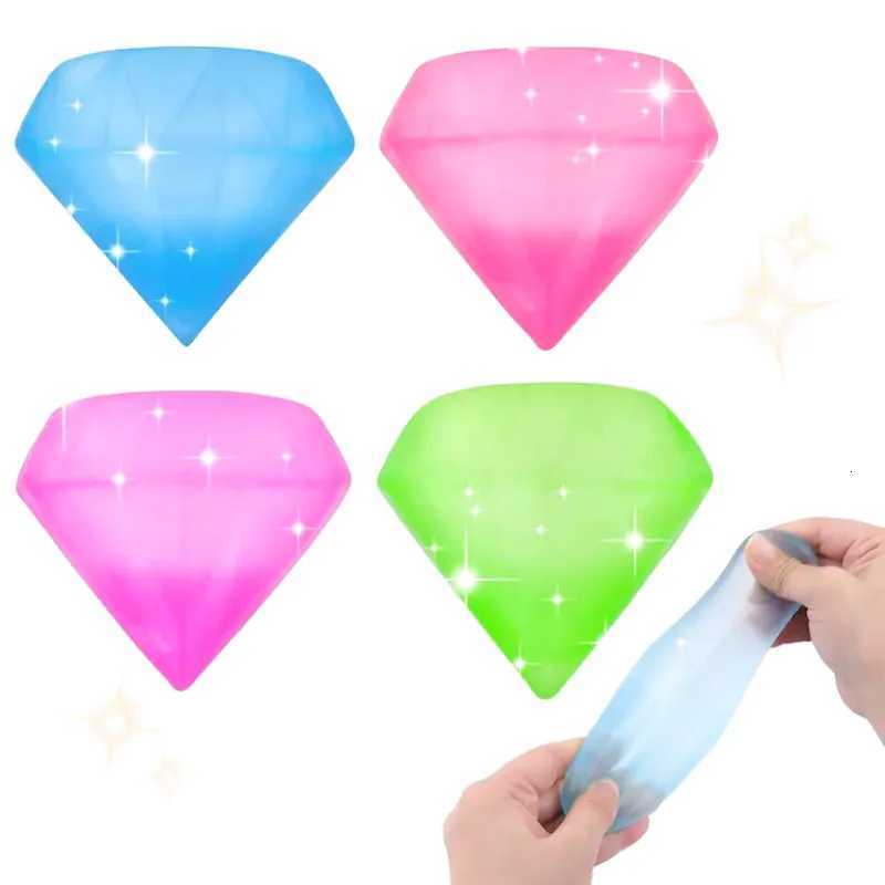 Glittering Diamond Needoh Ice Cubes Stress Vent Ball Slow Rebound Squeeze Toys Stress Relief Kids Adults Antistress Squishy Toy Z260326