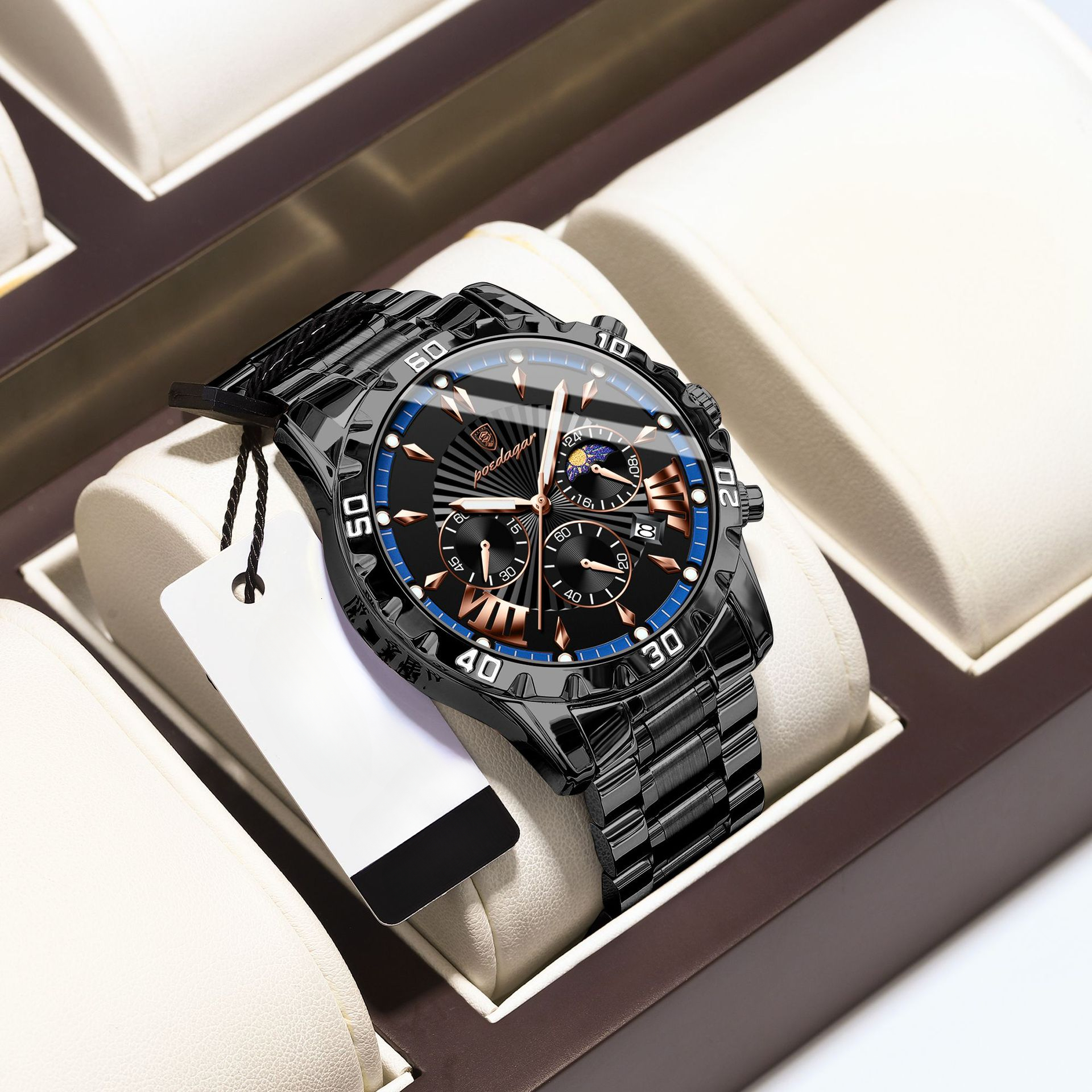 Luxurious New Model Of Swiss Brand Men's Wristwatch Multi-functional Luminous Quartz Watch Designer Business Wristwatch Outdoor Sports Watch