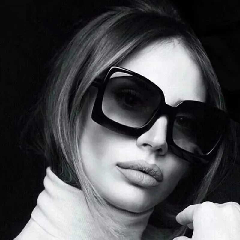Big Frame Fashion Oversized Sunglasses Women Oversized Plastic Female Gradient Sun Glasses gafas de sol UV400 Eyewear D260326