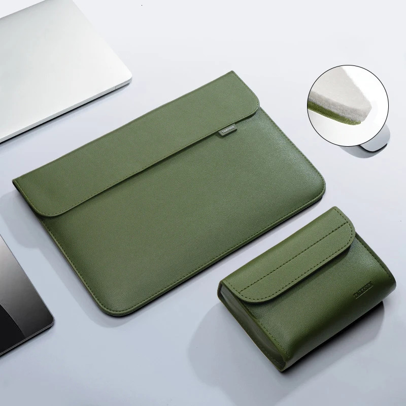 Pu Leather Laptop Bag Sleeve Bag Case For Macbook Air Pro 13 16 Notebook Cover For Dell HP ASUS 14 154 156 inch 260324
