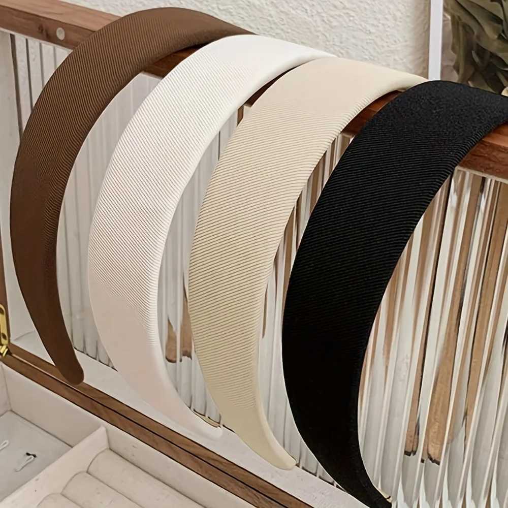 Simple retro style womens headband new style with wide edge and high skull headband random style D260326