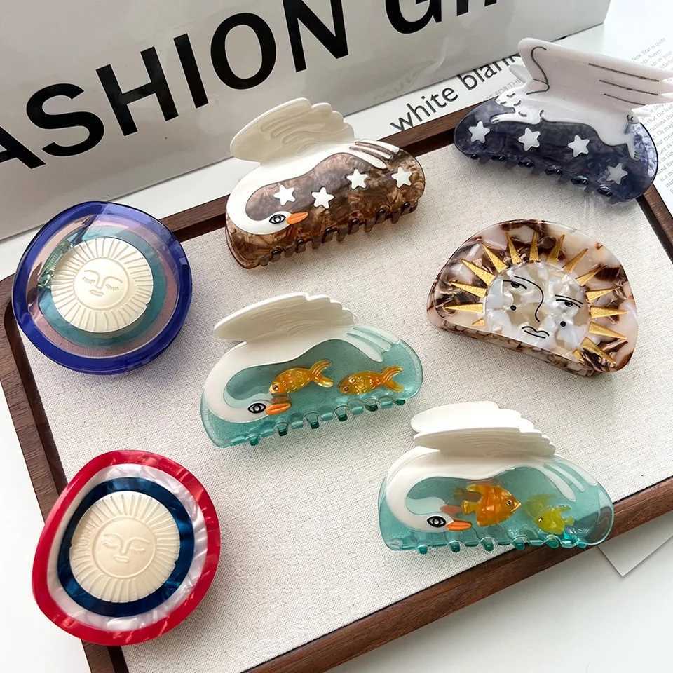 Animal Claw Hair Clips Unique and casual summer family style Acetate handmade High - quality Fashion - trendy H260326