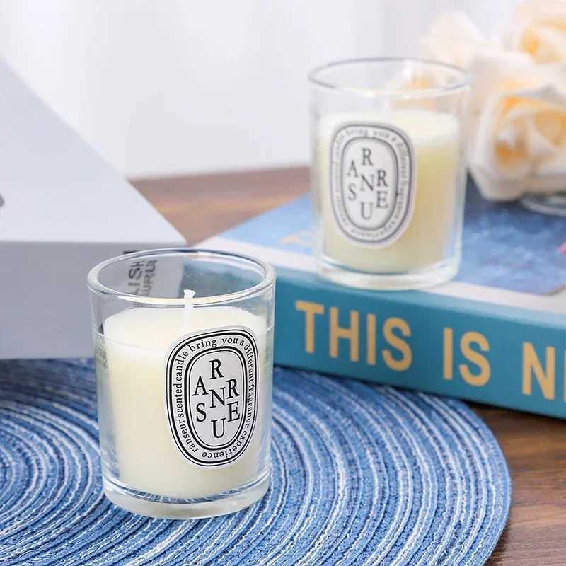 Romantic Transparent Scented Fragrance Candle Light Gift Scented Aromatic Candles Guest Gift Candles Wedding Candles Candle Jar H260326