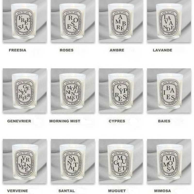 100g Transparent Essential Oil Freesia Aromatherapy Candle Soy Coconut Wax Verbena Festival Gift Home Decoration Fragrance H260326