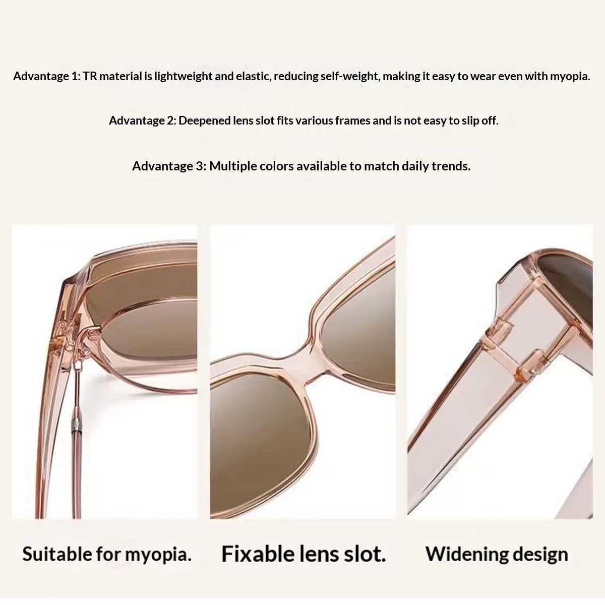 1/2/3PC Sunglasses Fit Over Glasses Polarized for Men Women Wrap-Around Glasses UV400 Protection for Driving and Outdoor T01 D260326