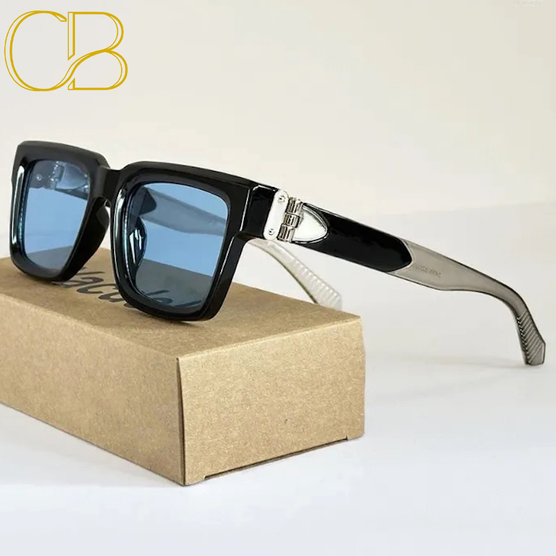 Millionaire Square Sunglasses Men Vintage Luxury Sun Glasses Trendy Fashion Glasses Gafas De Sol Hombre Lunette Soleil Femme CB Fashion Accessories