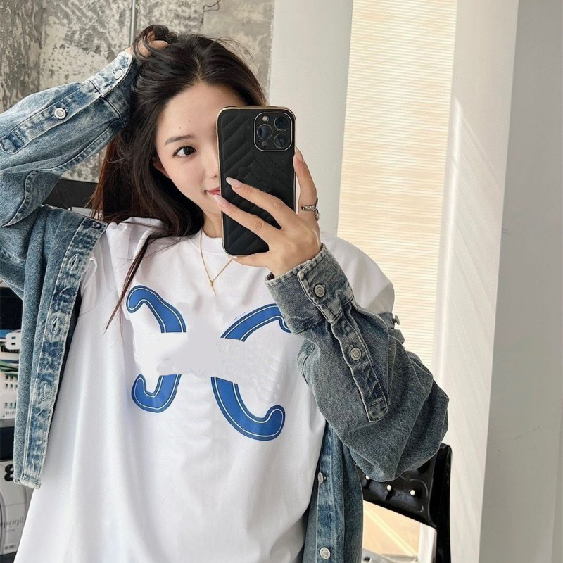 Sweater Womens Designer Knitted Cardigan Luxury tops women designer clothes Embroidered Stand Up Collar Color Blocked Short-sleeved shirt DPD2411142