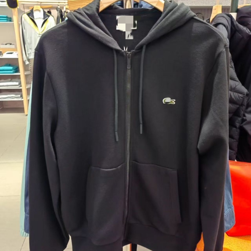 Cotton pullover men's and women's embroidered design suitable for spring autumn with zipper closure loose-fitting sports coat hooded shirt T260326