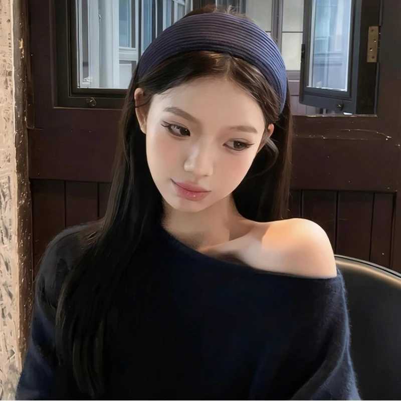 Korean Wide Headband High Crown Design Thick Padded Hair Bands Volume Hair Accessories for Women Daily Fashion Elegance Headwear D260326