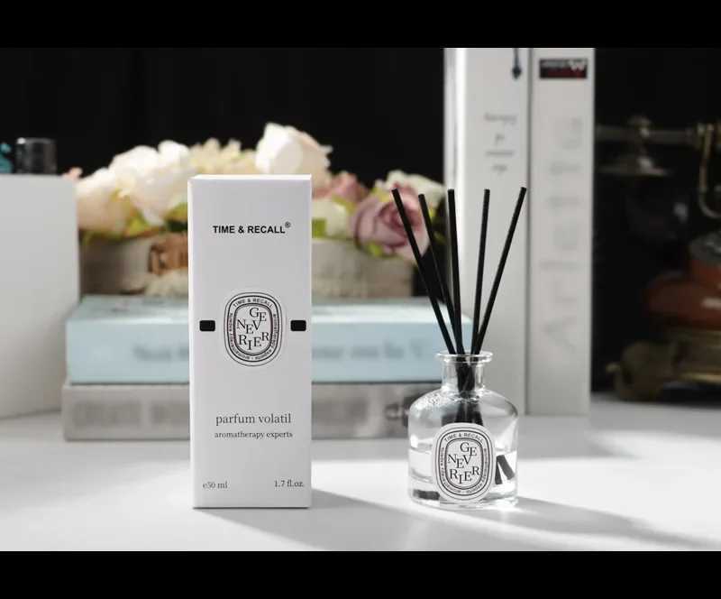 Hotel Perfume Diffuser Oils Home Fragrance suitable Hotel Home Air Freshener Essential Oil for Home with 4pcs Reed Sticks H260326