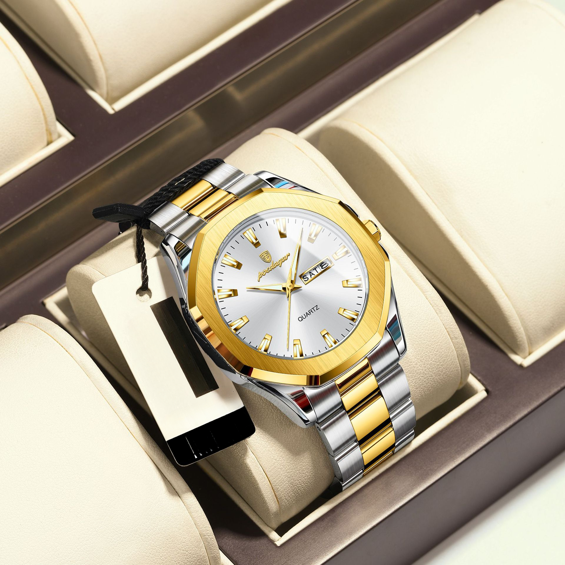 Swiss Brand Fashionable New Men's Waterproof Business Quartz Wristwatch Designer Watch Fashionable And Luxurious Casual Watch