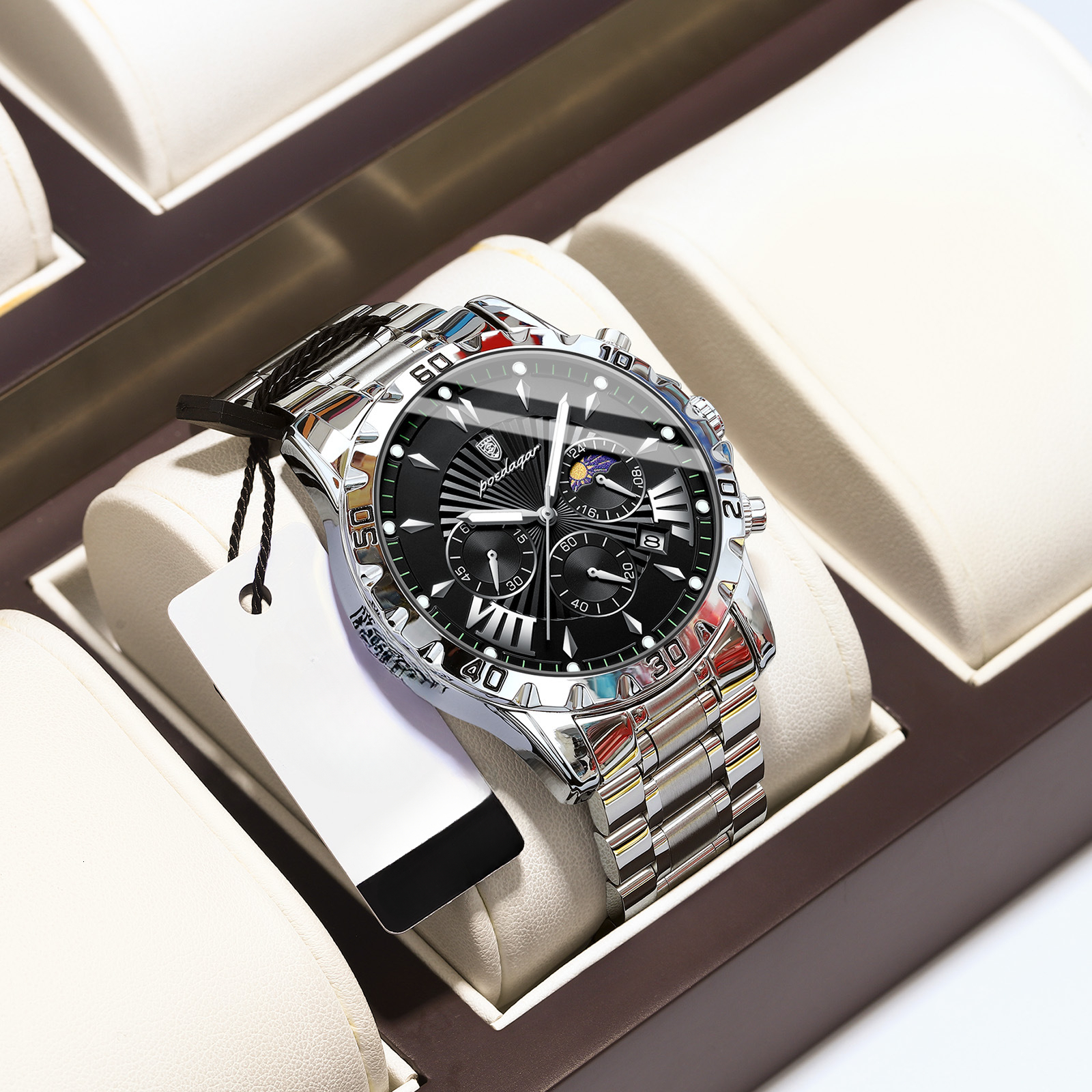 Luxurious New Model Of Swiss Brand Men's Wristwatch Multi-functional Luminous Quartz Watch Designer Business Wristwatch Outdoor Sports Watch