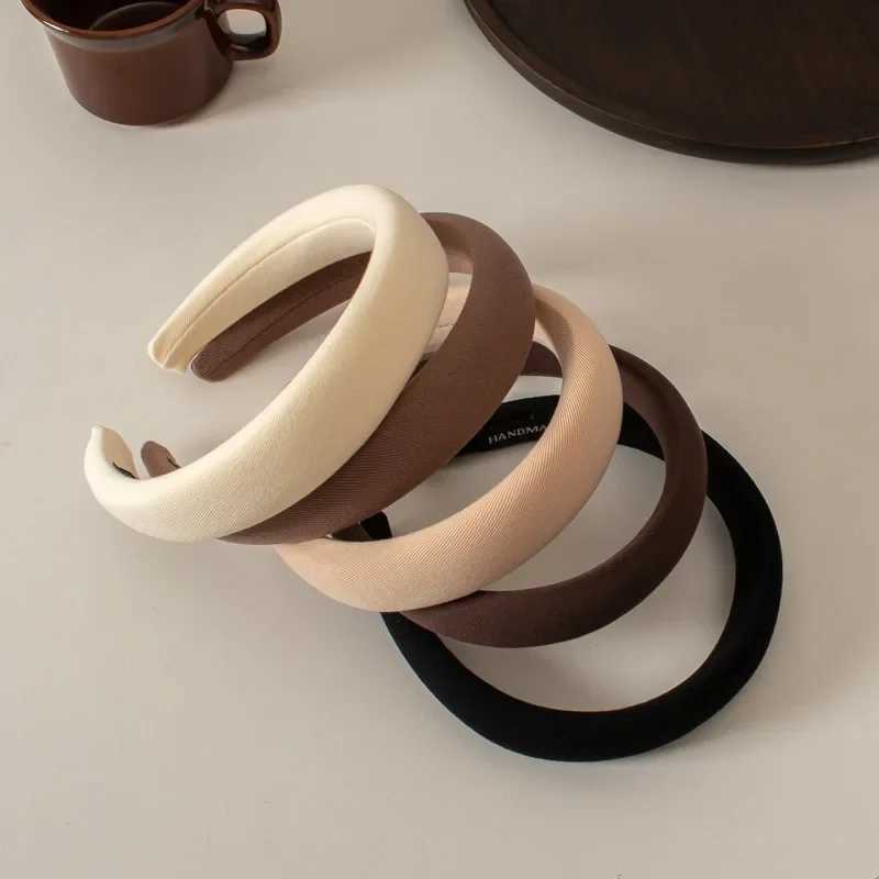 Wide-brimmed Fabric Autumn/winter Hairband Women Wild Go Out Korea Sweet Headband Press Hair Hairband Headband Hair Accessories D260326