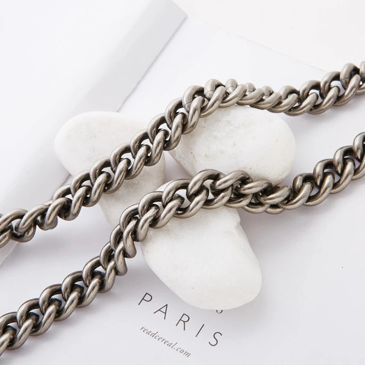 13mm Women Bag Chain Strap DIY Bag Accessories Repairement Parts Bag Clasp Shoulder Bag Chain Buckle Old silver High Quality 260326