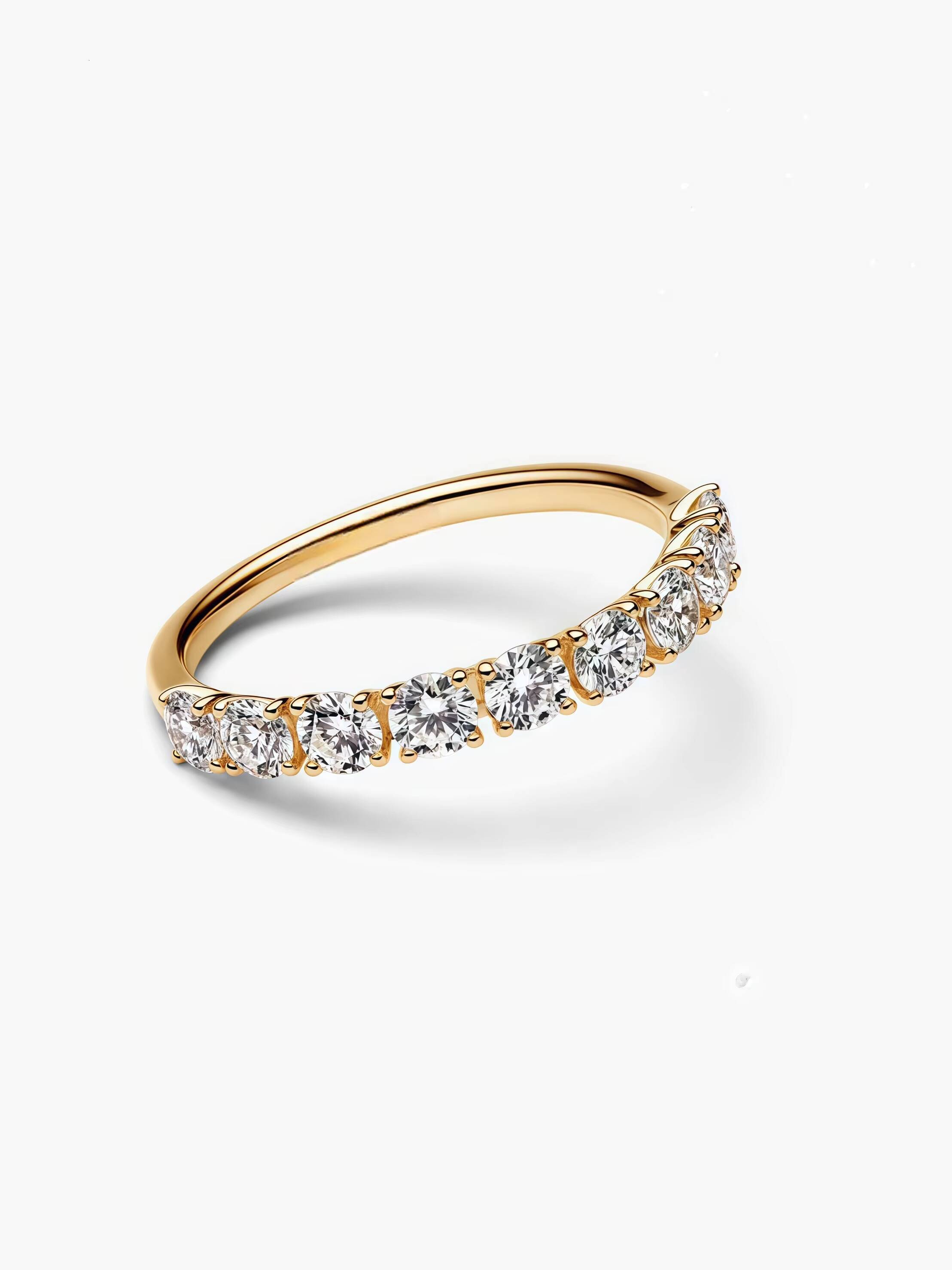 14K Gold Lab-Created Diamond Ring IGI Certified-Luxury Wedding Gift Option Customizable Styles Multiple Sizes Unisex