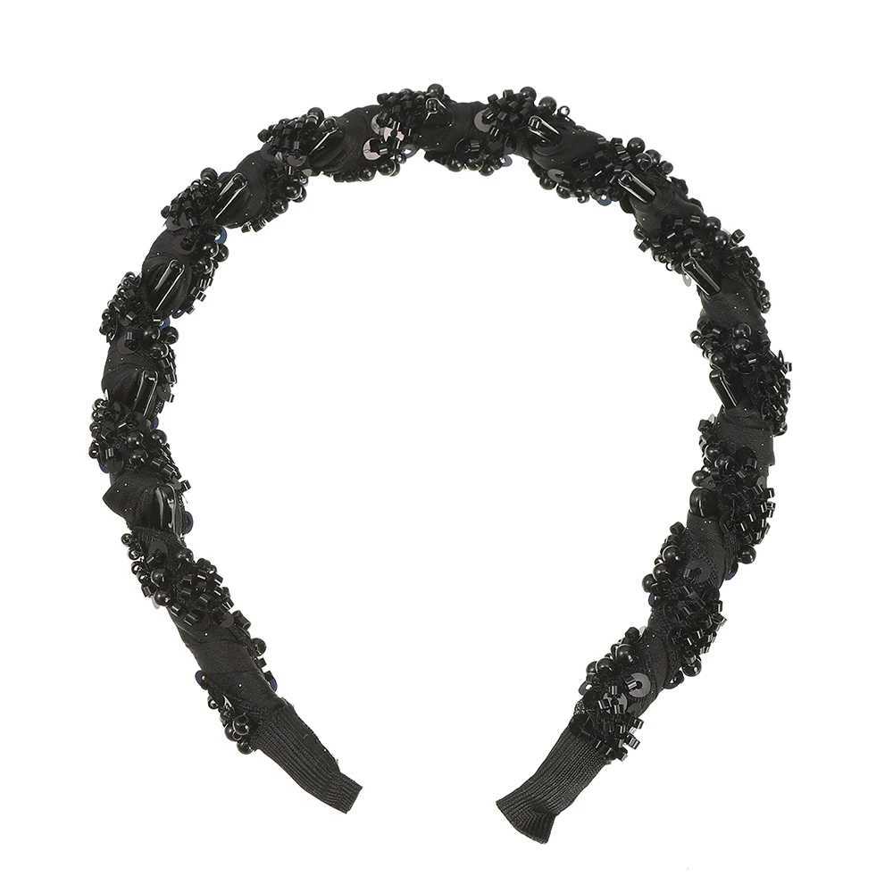 New Black with tooth Headbands Fashion Non-slip Hairbands for Women Daily hair tie decoration hair Accessories D260326