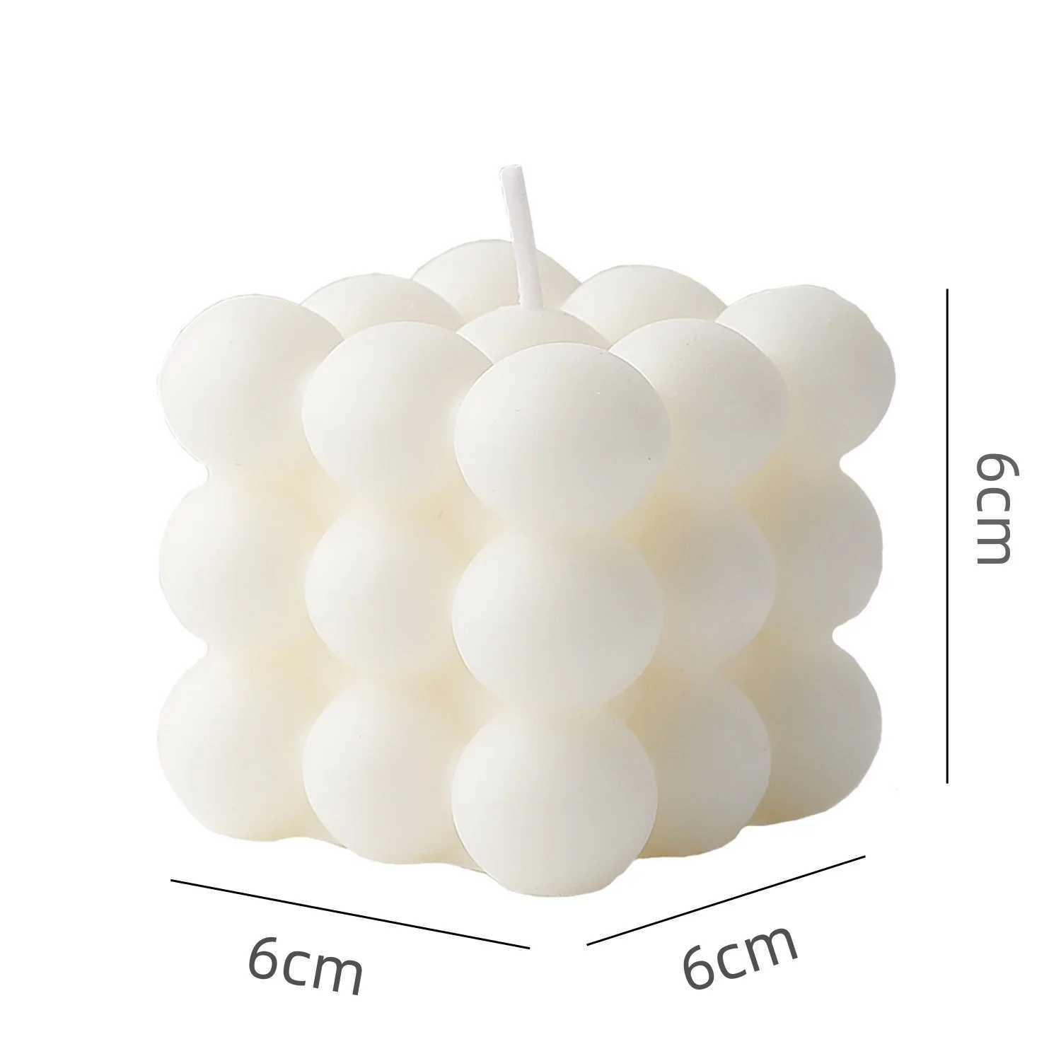 Scented Bubble Cube Candles for Home Aesthetic Room Decor Ideal Gift for House Warming Wedding Birthday ChristmasValentine H260326