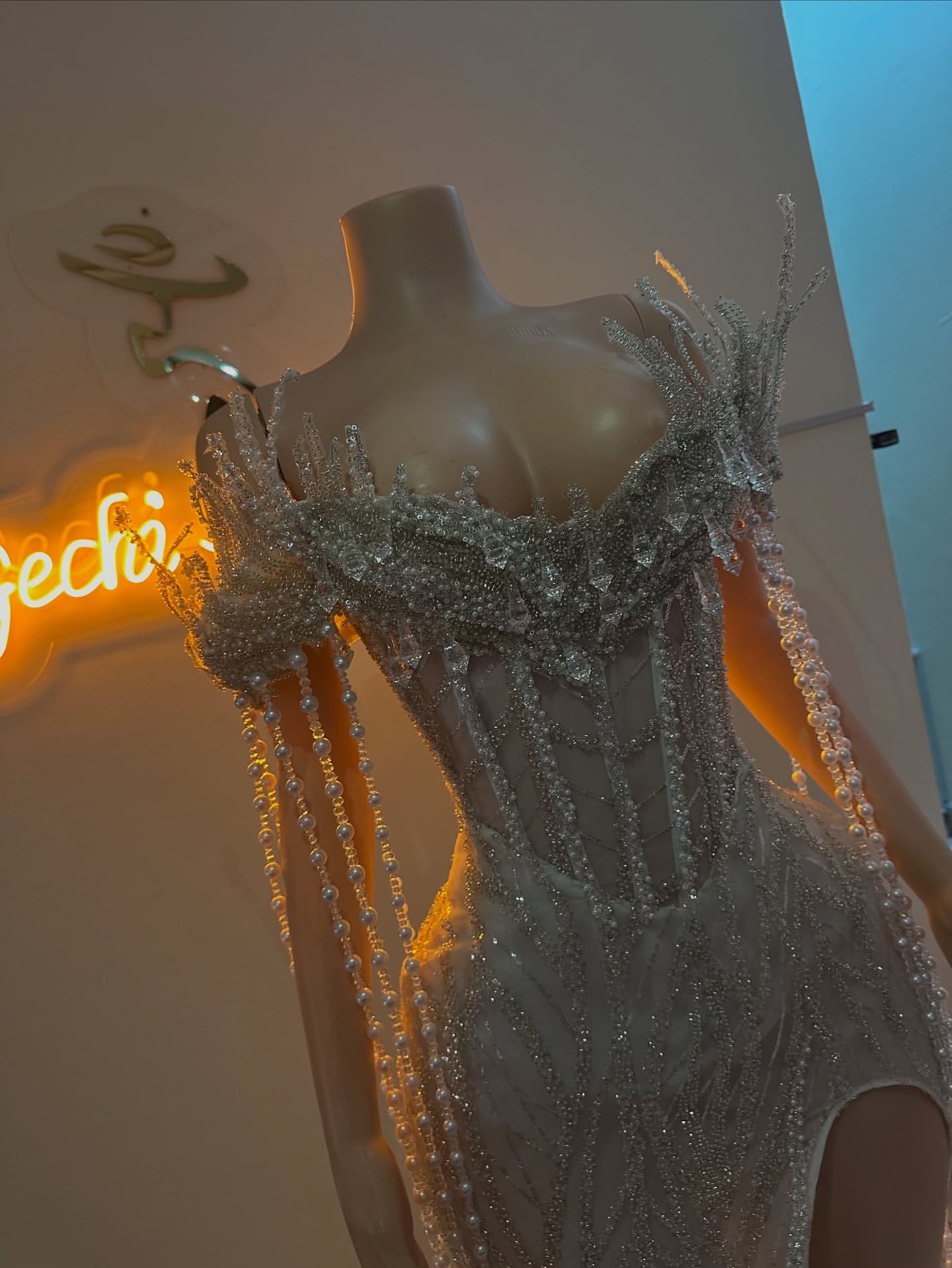 2k26 Ivory Prom Dress 2026 Mermaid Crystals Dresses Appliques Beadings Sequined Evening Dress Sequined Birthday Formal Women Pageant Party Gowns ZJ088 - view 7