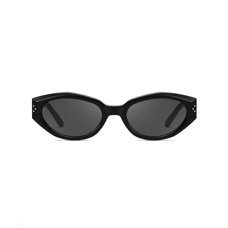 GM Cat Eye Dainty for Women 2026 Design New High-end UV Protection Round Face Street Style Sunglasses