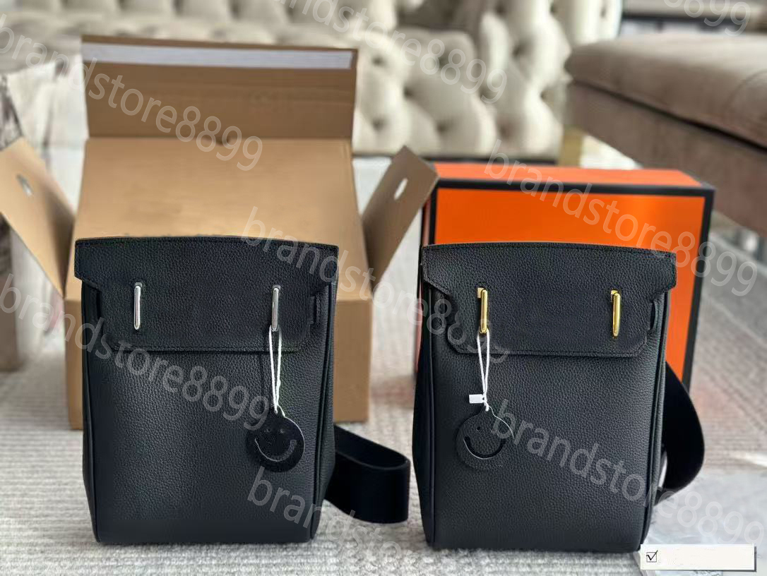 9A Leather Messenger Bags H Unisex Envelope Bag Fashion Single Shoulder Designer H Crossbody Bag Gold and silver hardware TPMS Phone Bag Casual Satchels Tote 17*8*27