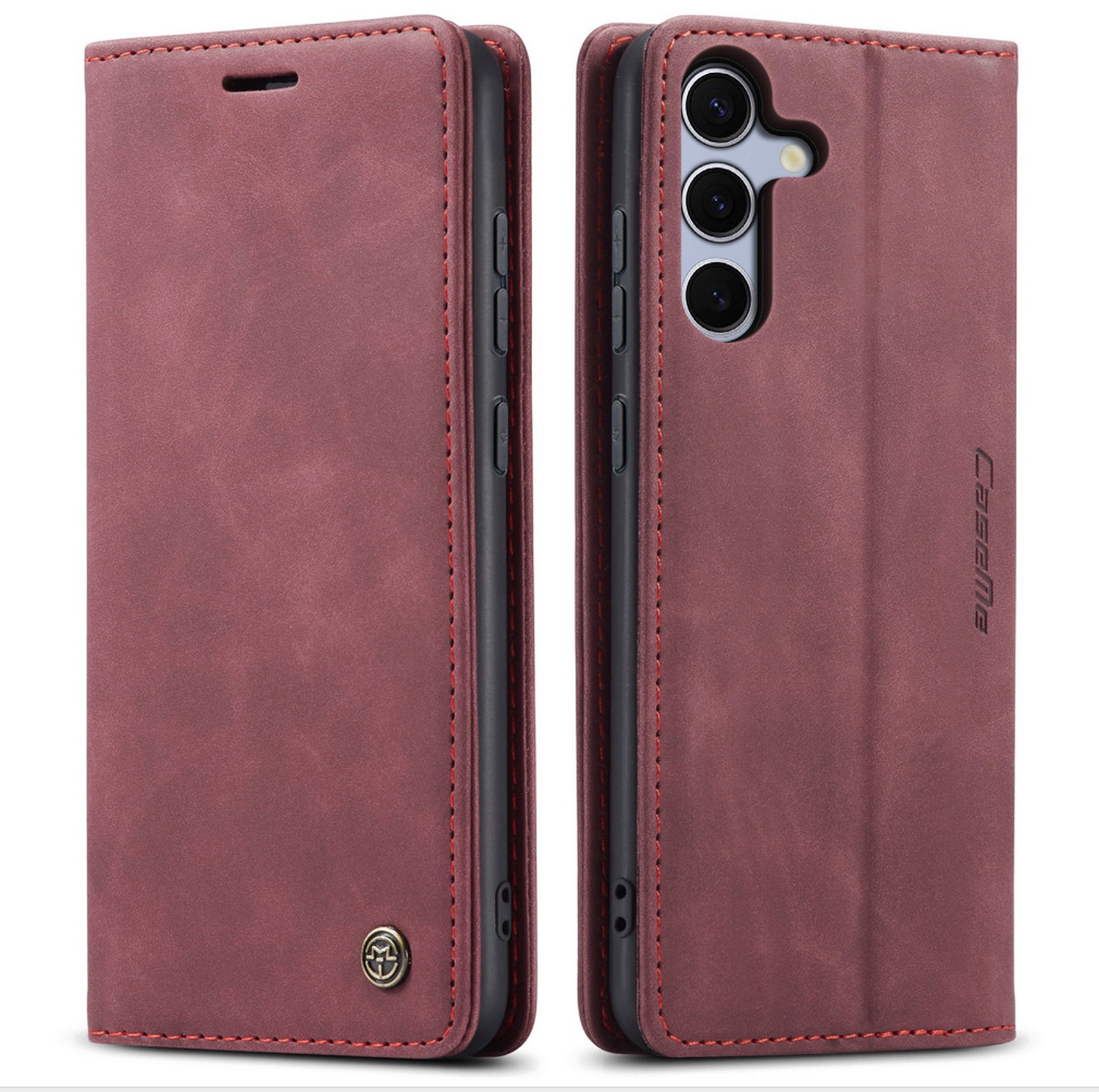 Leather Wallet Phone Case Designer FOR iPhone Case Card Holder forSamsung Galaxy S26 Ultra S25 Plus S24 S23 S22 Mobile Cover