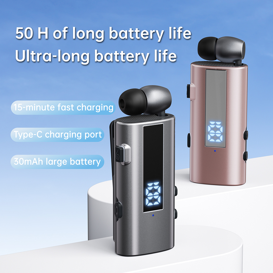 K92 TWS Wireless Earphones Bluetooth V6 HiFi Stereo Sport Earbuds Dual LED Power Display ENC Noise Cancelling Headset Compatible with iPhone17 16Pro M