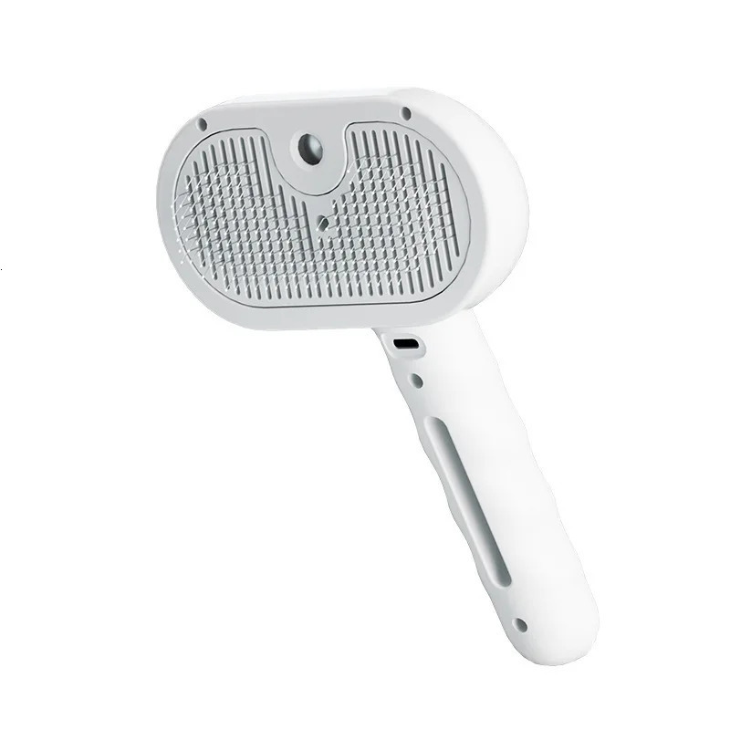 Dog Comb Pet Steam Massage Brush Safe Round Head Soft Teeth Spray Hair Removal Comb for Dog Universal for Cats Dogs Accessories 260317