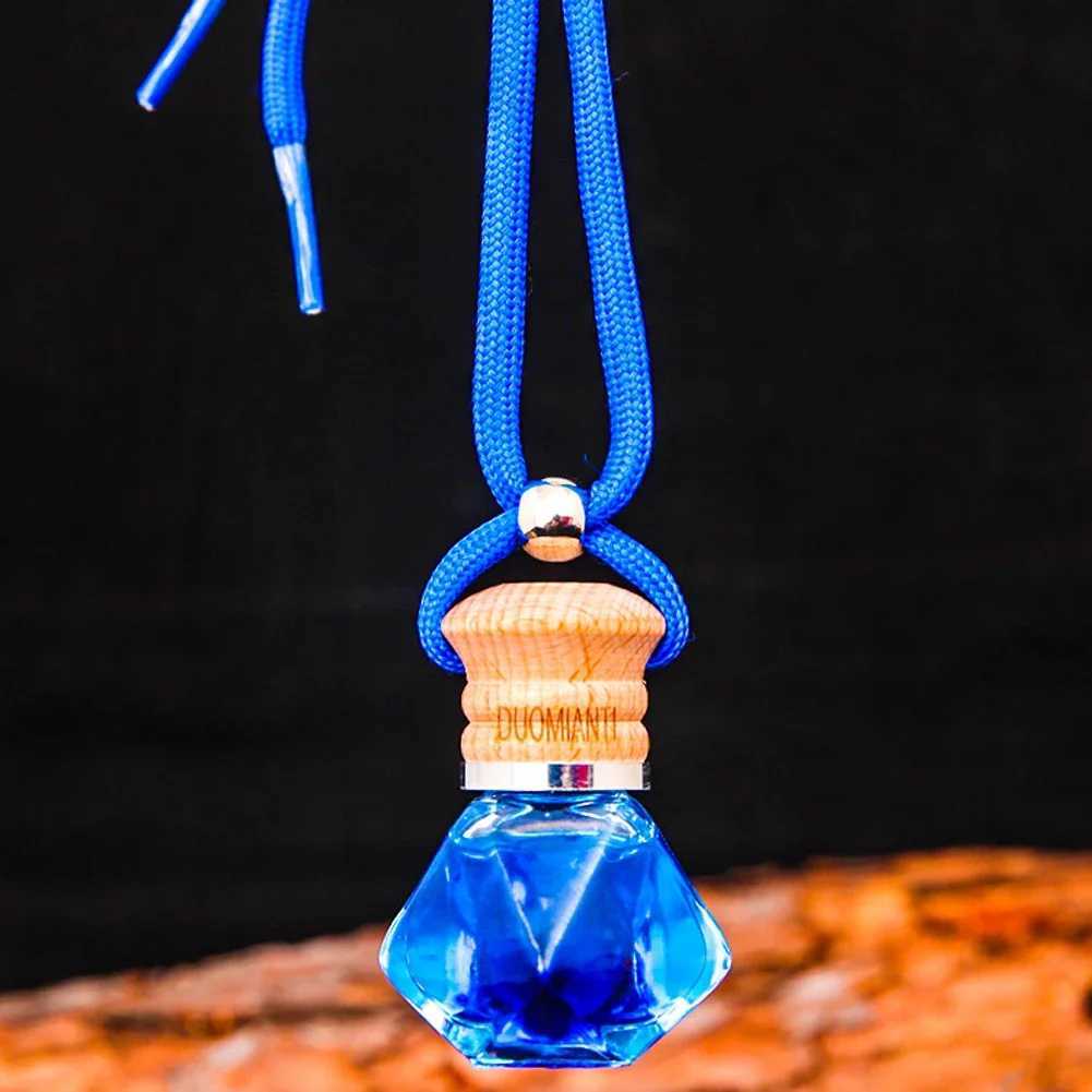 7ml Car Hanging Bottles Perfume Aromatherapy Refillable Air Freshener Diffuser Oil Fragrance Bottle Vehicle Auto Sapper Pendant H260326