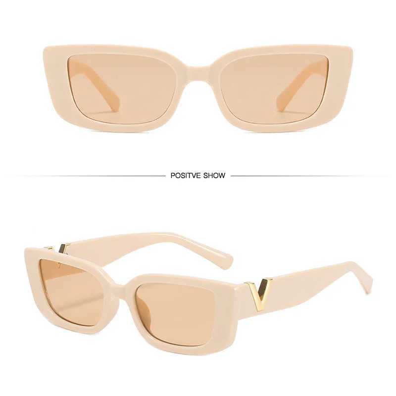 Retro Rectangle Sunglasses Women Brand Designer Vintage Small Frame Sun Glasses Ladies Classic Black Square Oculos De Sol D260326